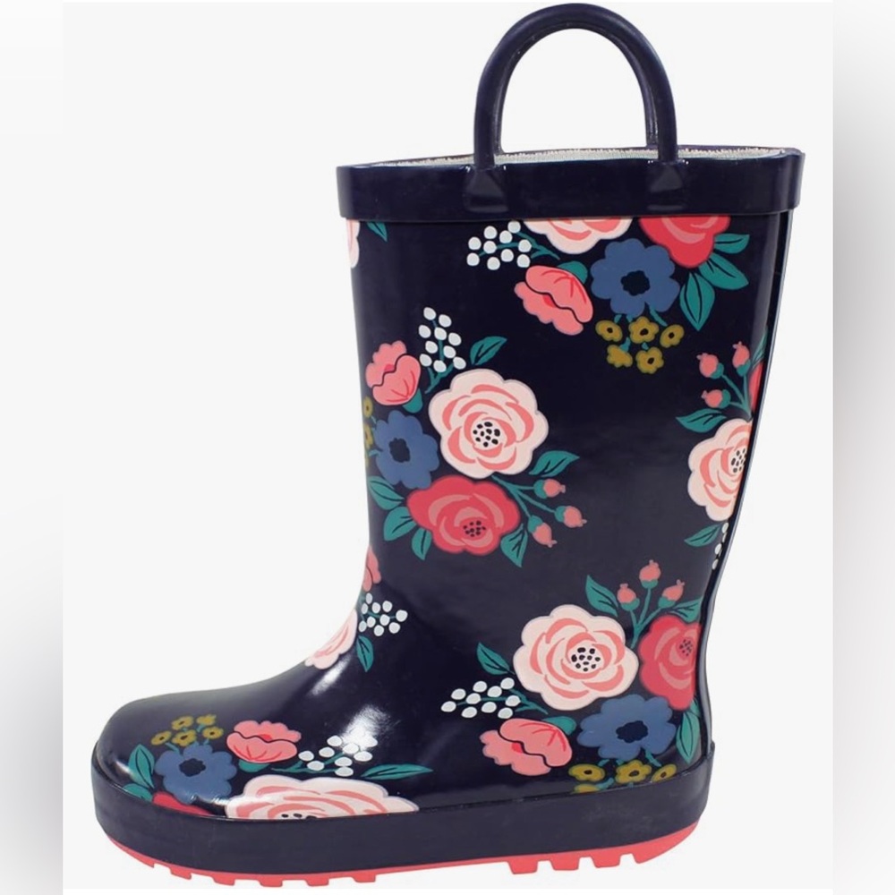 Toddler floral rainboots